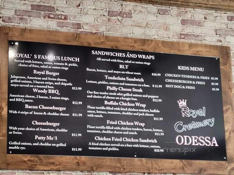 Odessa Creamery - Odessa, MO menu_pic