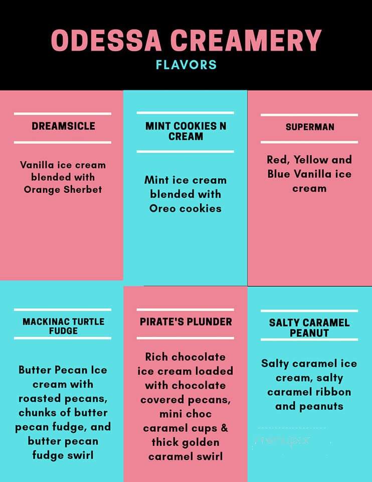 Odessa Creamery - Odessa, MO menu_pic