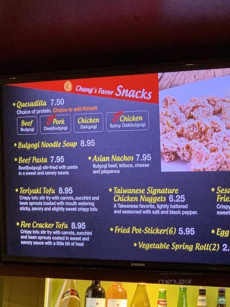 Chico and Chang - Macon, GA menu_pic