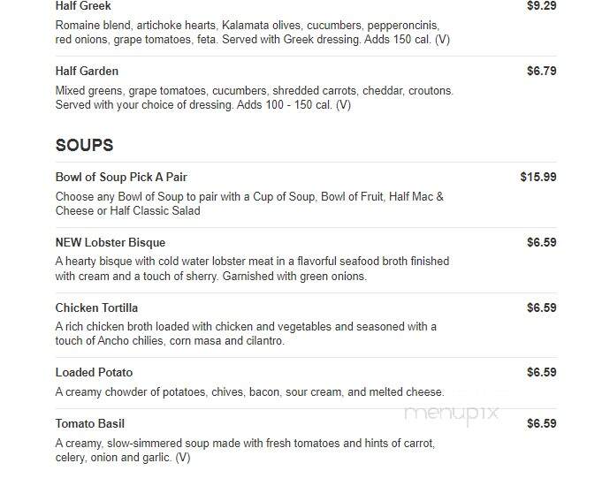 Newk's Eatery - Meridian, MS menu_pic