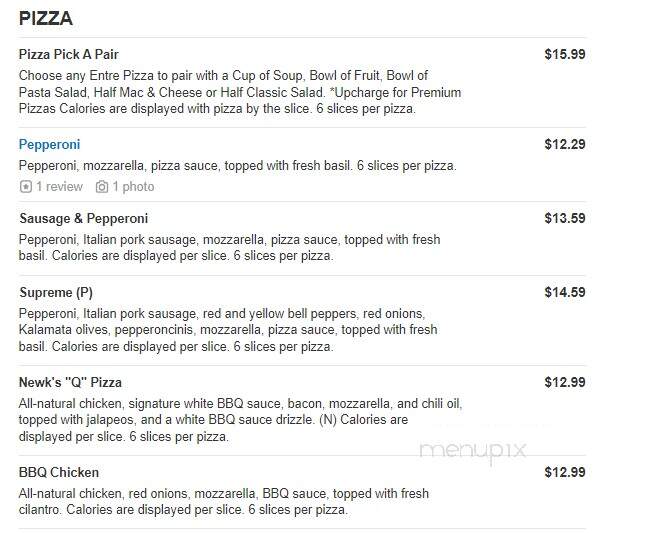 Newk's Eatery - Meridian, MS menu_pic