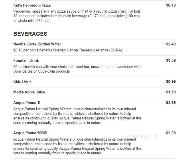 Newk's Eatery - Meridian, MS menu_pic