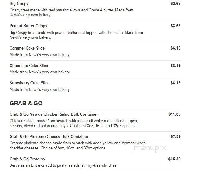 Newk's Eatery - Meridian, MS menu_pic