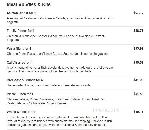 La Madeleine Country French Cafe - Tyler, TX menu_pic