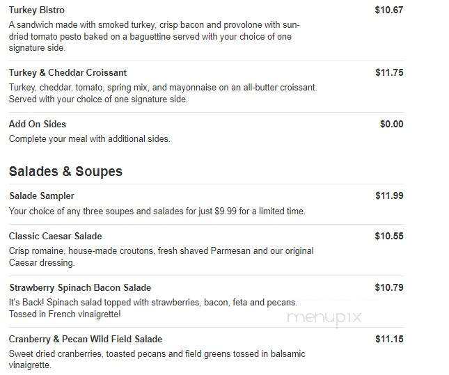 La Madeleine Country French Cafe - Tyler, TX menu_pic