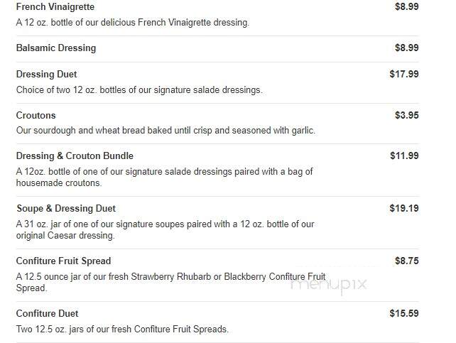 La Madeleine Country French Cafe - Tyler, TX menu_pic
