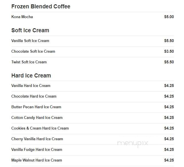 Four Boys Ice Cream - Jackson, NJ menu_pic