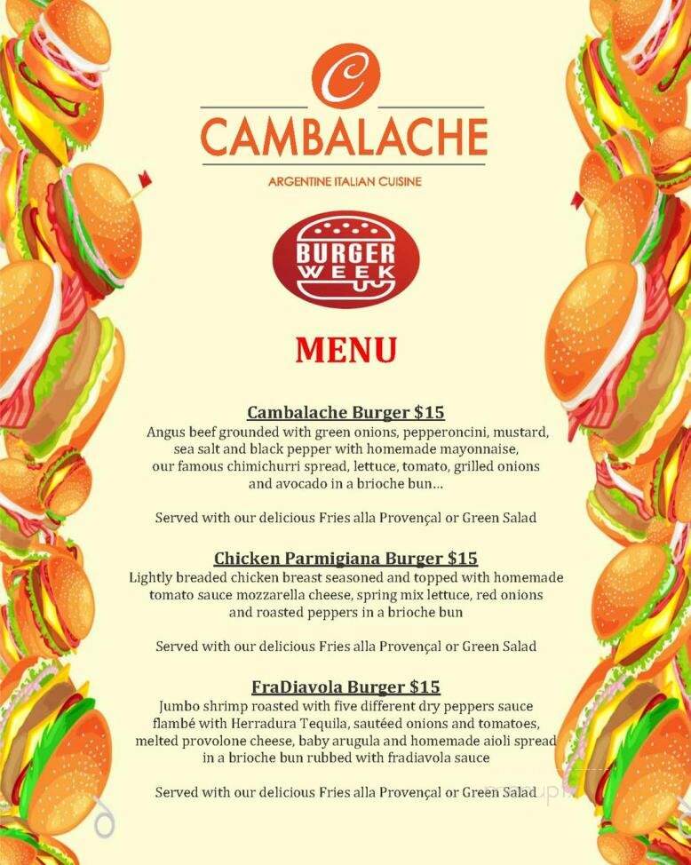 Cambalache Grill - Fountain Valley, CA menu_pic