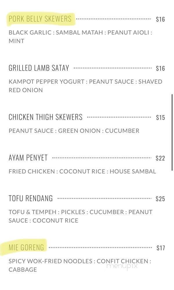 Dija Mara - Oceanside, CA menu_pic