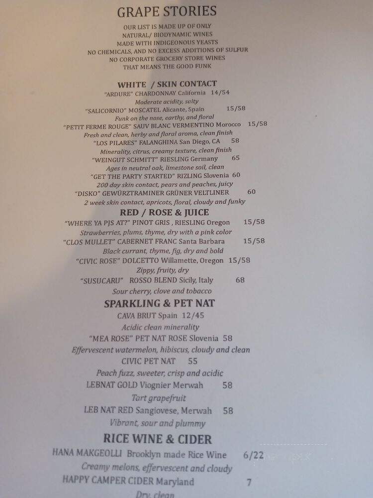 Dija Mara - Oceanside, CA menu_pic