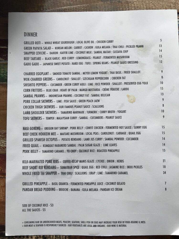 Dija Mara - Oceanside, CA menu_pic