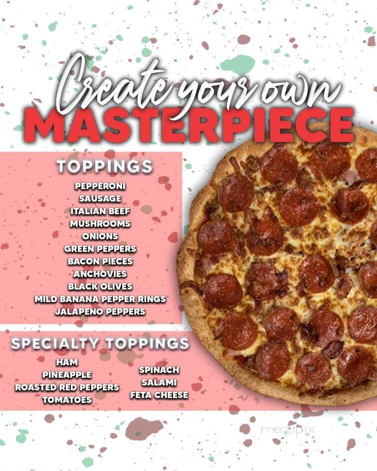 Gionino's Pizzeria - Canal Fulton, OH menu_pic