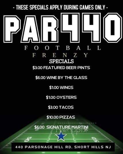 Par 440 Restaurant & Lounge - Short Hills, NJ menu_pic
