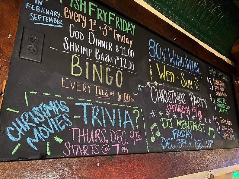 Sit-N-Bull Saloon - Beecher, IL menu_pic