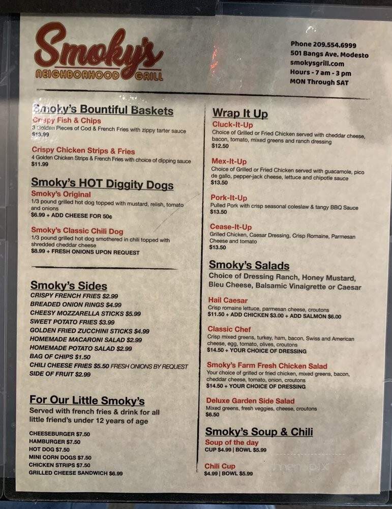 Smokey's Neighborhood Grill - Modesto, CA