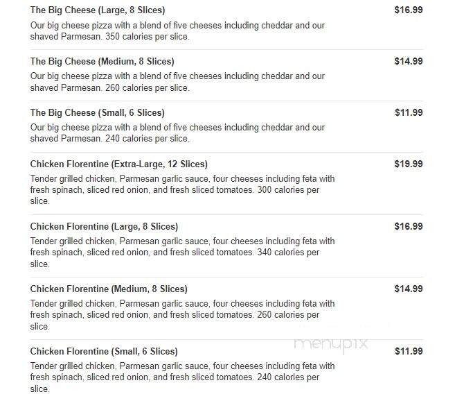 Marco's Pizza - Daytona Beach, FL menu_pic