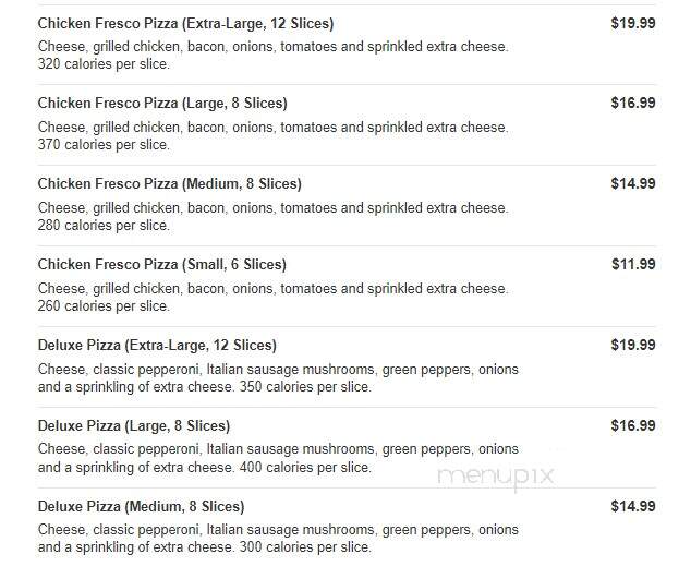 Marco's Pizza - Daytona Beach, FL menu_pic