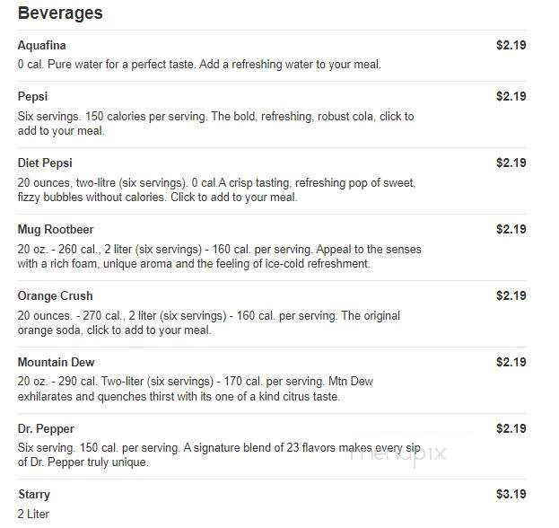 Marco's Pizza - Daytona Beach, FL menu_pic