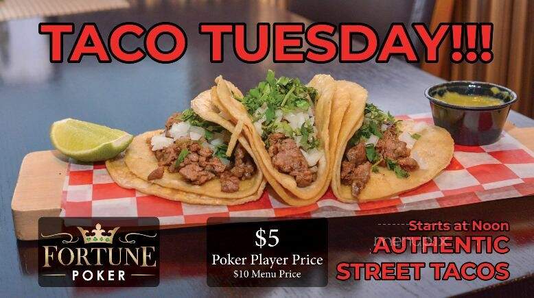 Fortune Poker - Renton, WA menu_pic
