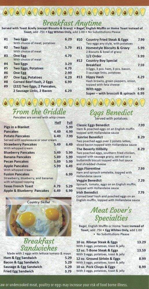Earl's Diner - Ferndale, MI menu_pic