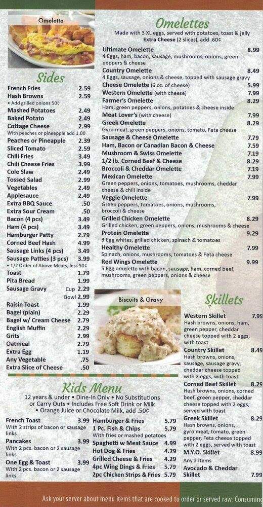 Earl's Diner - Ferndale, MI menu_pic