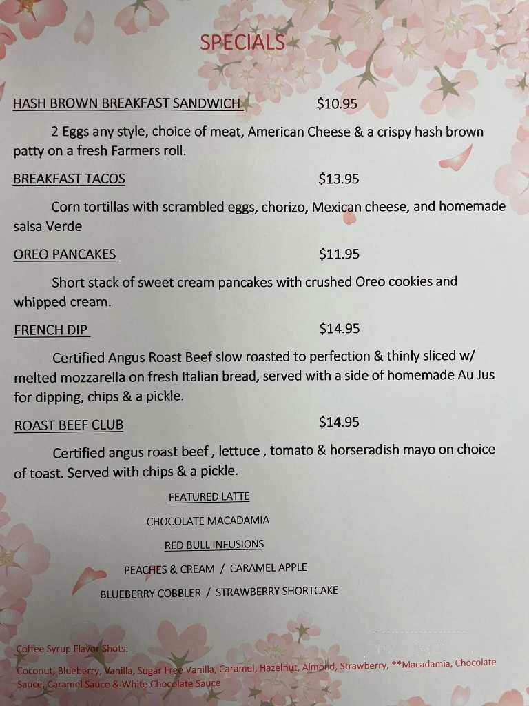 Dawn to Dusk Cafe - Glassboro, NJ menu_pic