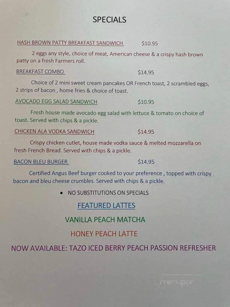 Dawn to Dusk Cafe - Glassboro, NJ menu_pic