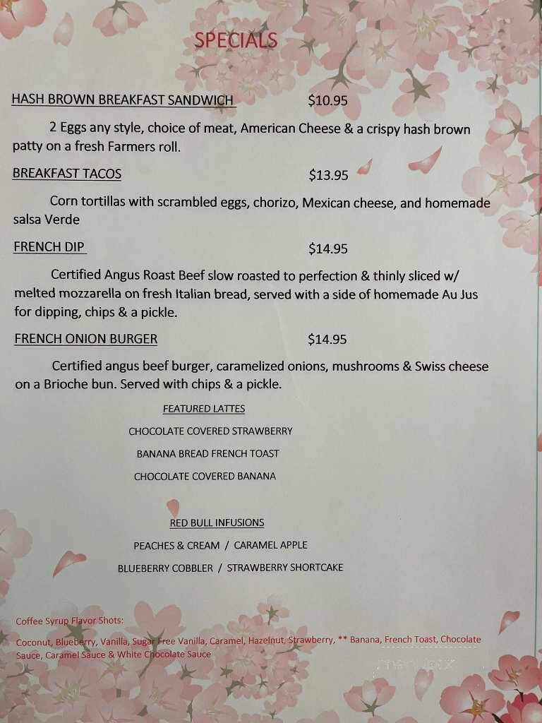 Dawn to Dusk Cafe - Glassboro, NJ menu_pic