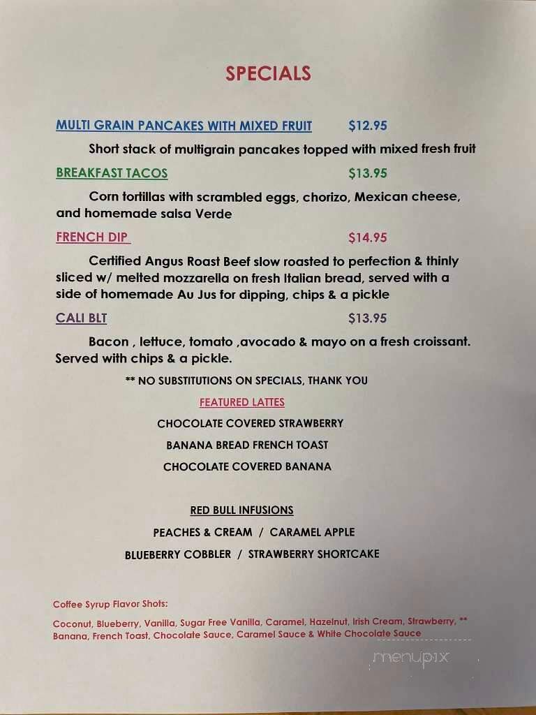 Dawn to Dusk Cafe - Glassboro, NJ menu_pic