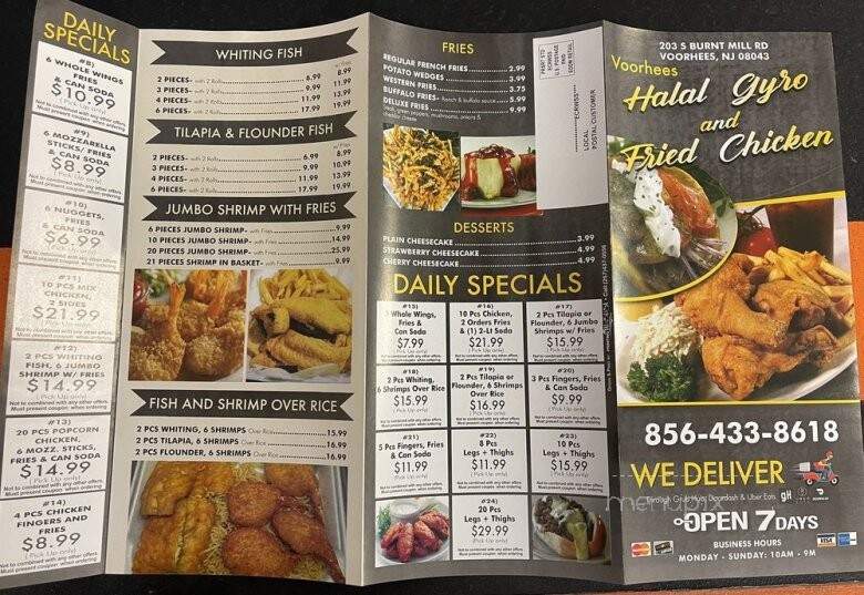 Voorhees Halal Gyro and Fried Chicken - Voorhees, NJ menu_pic