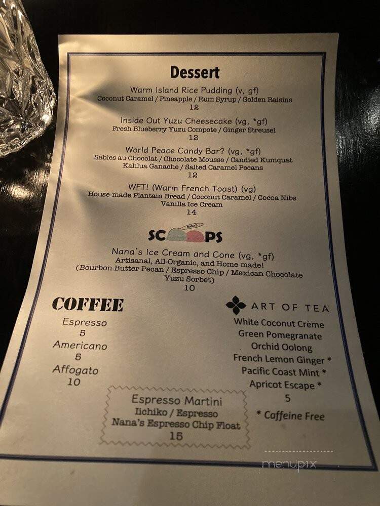Malama Pono Restaurant - Los Angeles, CA menu_pic