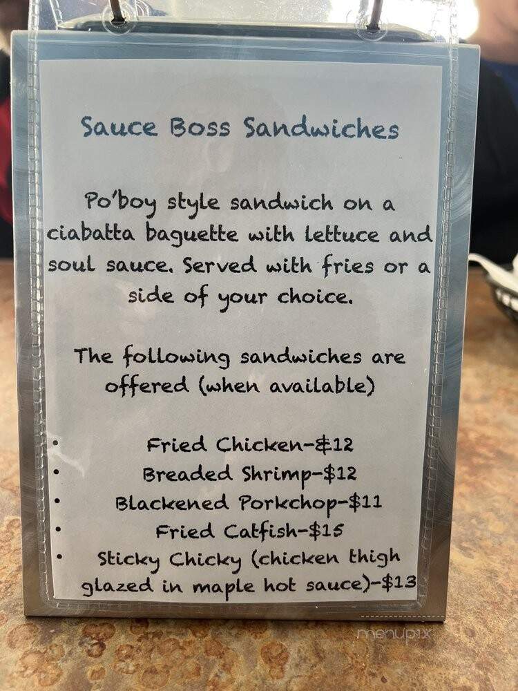 Sauce Boss Southern Kitchen - Draper, UT menu_pic