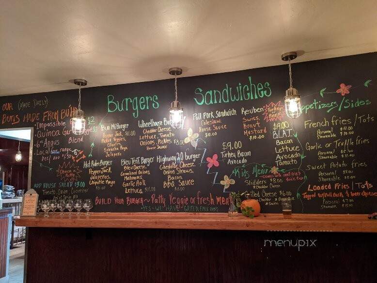 The Wheelhouse - Nevada City, CA menu_pic