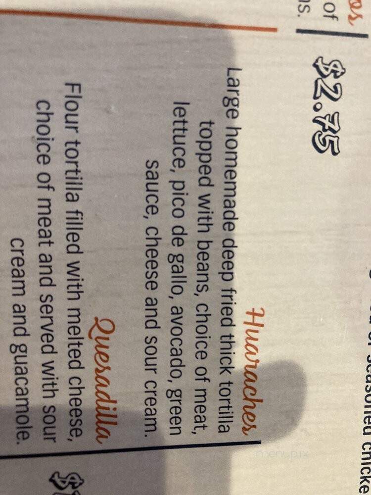 Gloria's Mexican Restaurant and Tequila Bar - Sun Prairie, WI menu_pic
