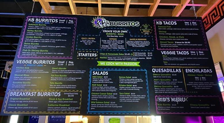 KB's Burritos Eagle - Eagle, ID menu_pic