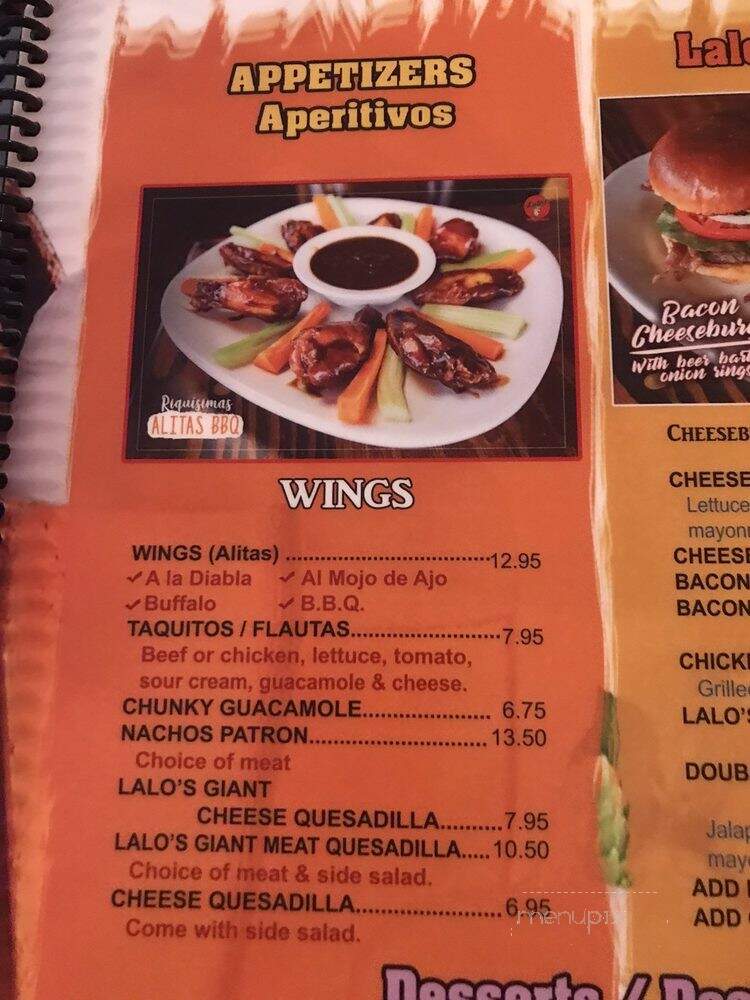 Lalo's Family Restaurant - Camarillo, CA menu_pic