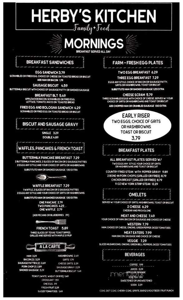 Herby's Kitchen - Lakeland, FL menu_pic