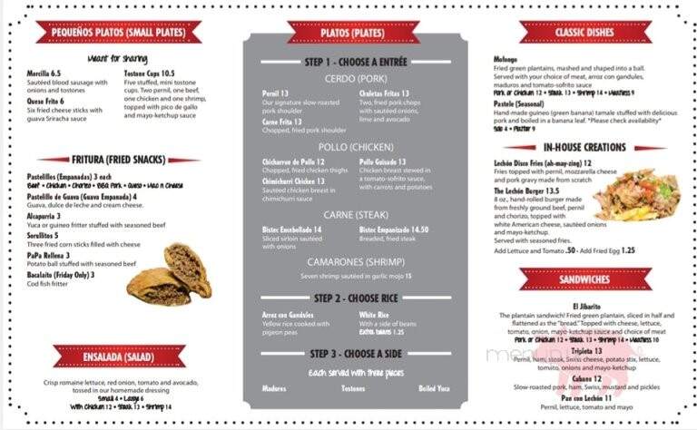 El Lechon De Negron - Denville, NJ menu_pic
