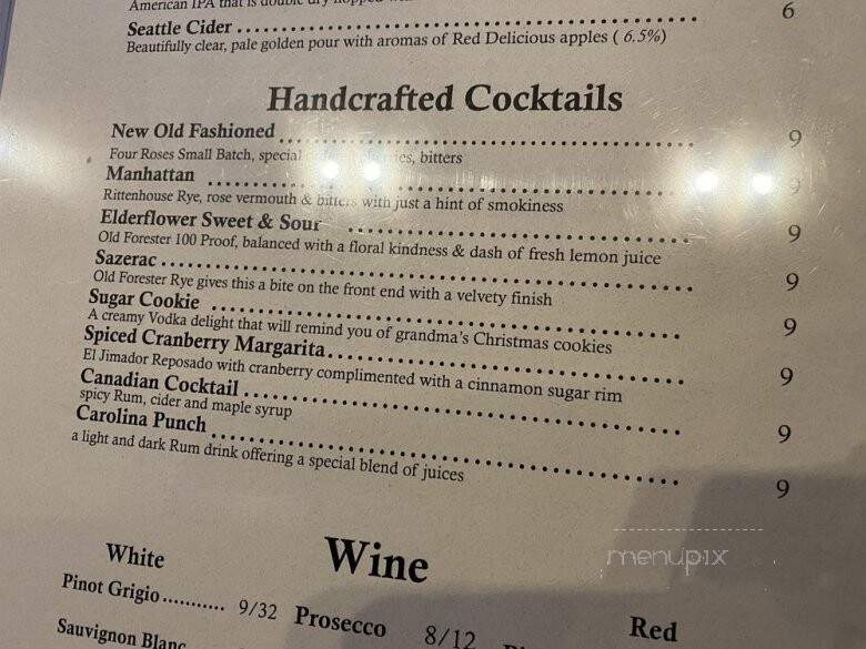 Southernside Brewing - Greenville, SC menu_pic