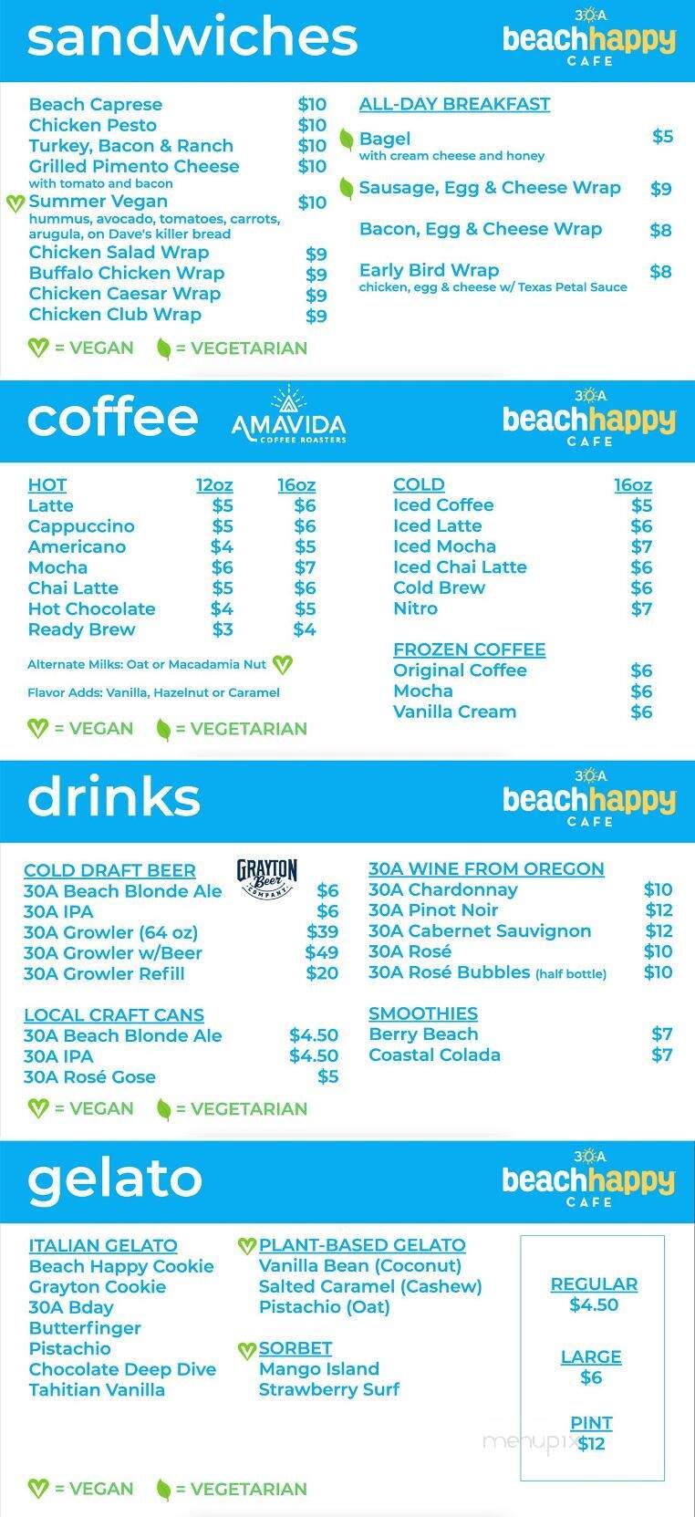 Beach Happy Cafe - Santa Rosa Beach, FL