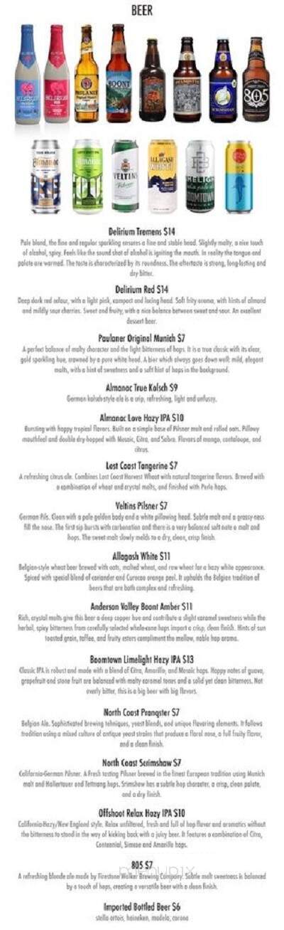 Lemon Tree - Pasadena, CA menu_pic