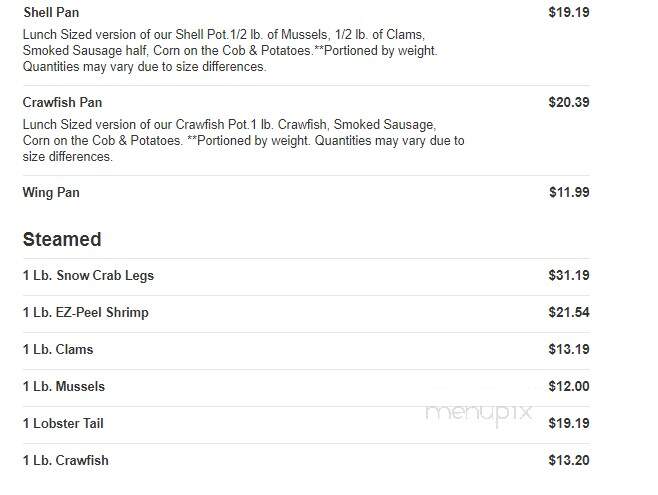 Currituck Crab Pot - Moyock, NC menu_pic