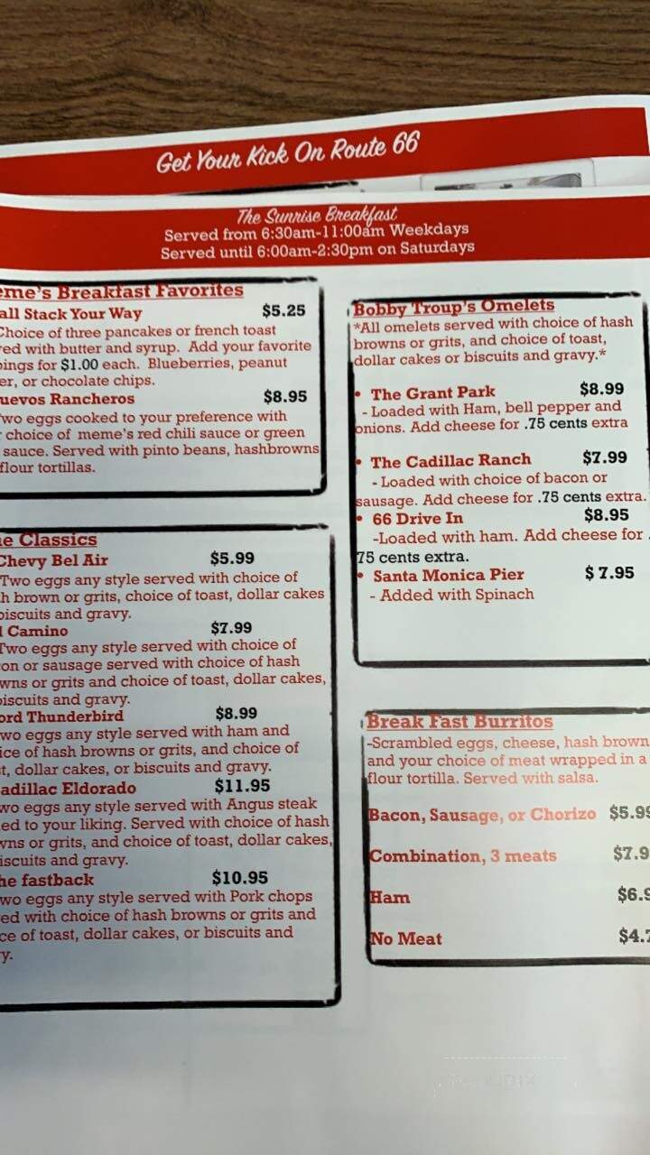 Memes D.O.C. Cafe - Amarillo, TX menu_pic