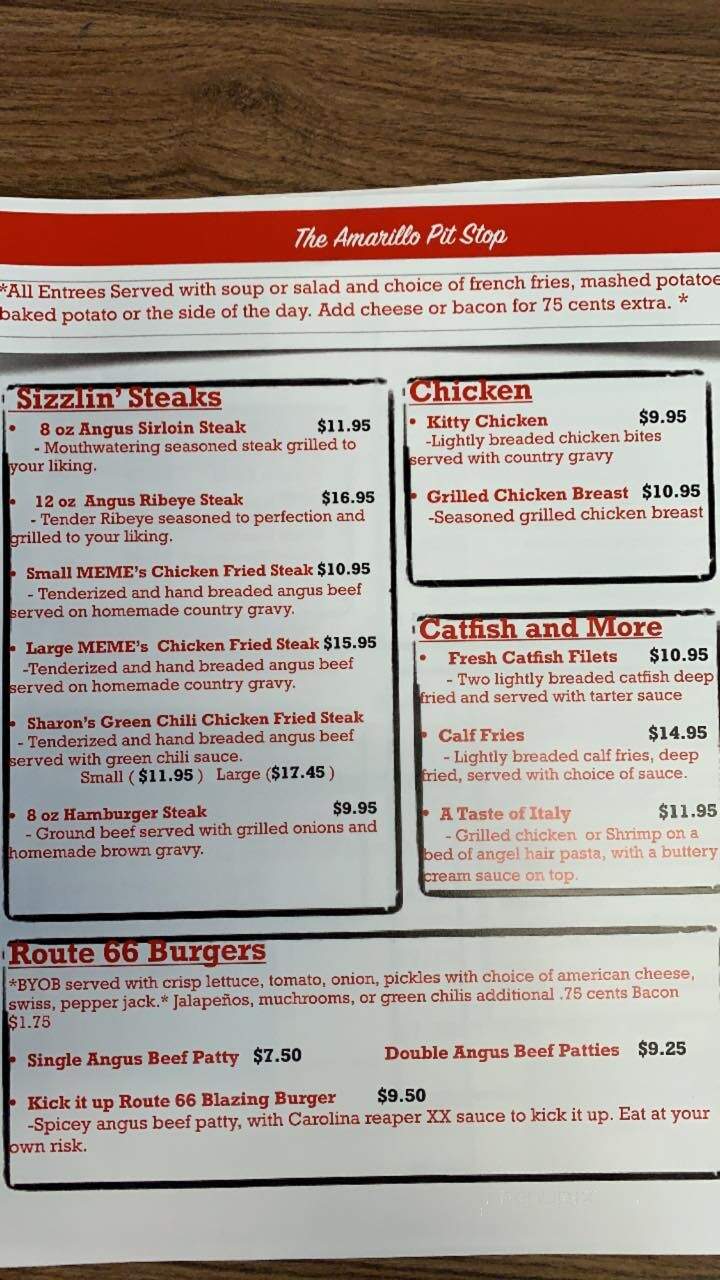 Memes D.O.C. Cafe - Amarillo, TX menu_pic