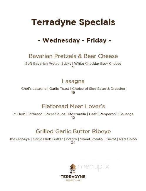 The Greens at Terradyne - Andover, KS menu_pic