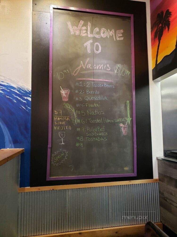 Naomi's Authentic SO-CAL Cuisine - Washington, MO menu_pic