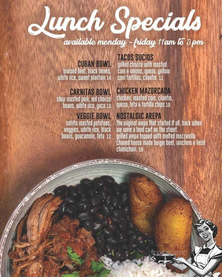 Barroco - Willoughby, OH menu_pic