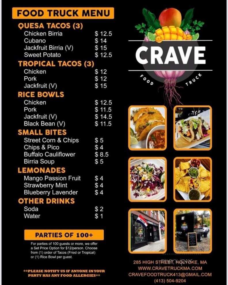 Crave Food Truck - Holyoke, MA