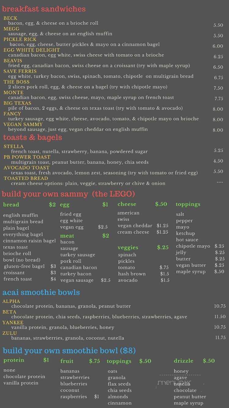 Chompsky's - Wenonah, NJ menu_pic