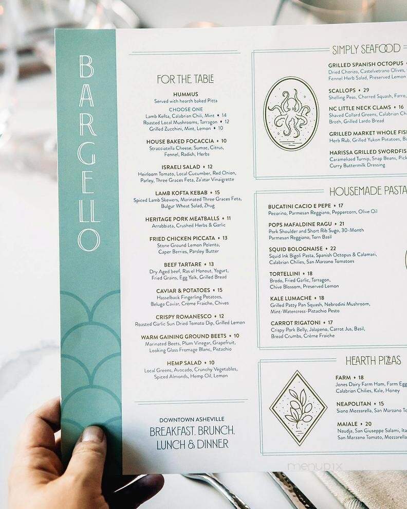 Bargello - Asheville, NC menu_pic